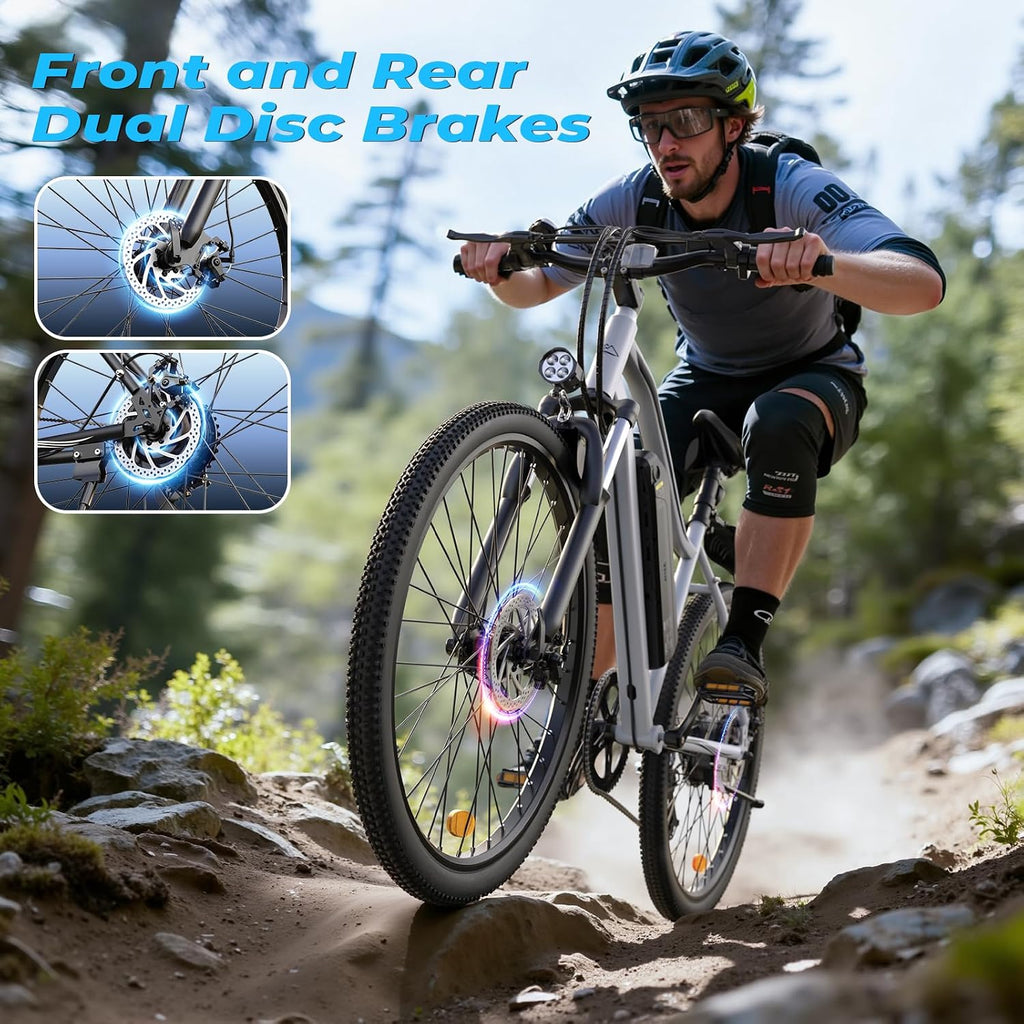 Electric Bike - 750W/1000W/1500W Motor Electric Bicycle, 20MPH, 55/70/80 Miles, Removable Battery, Shock Absorber, 5 Speed E Bike, 26' Tire Commuter Electric Bicycle for Adults