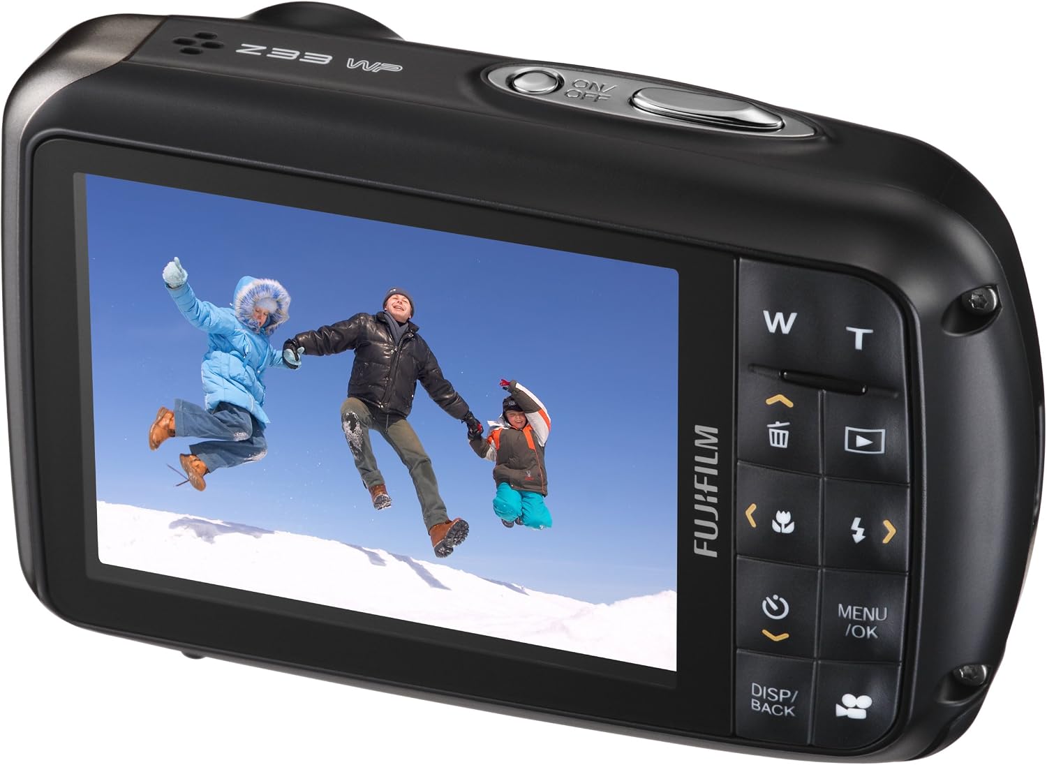 Fujifilm FinePix Z33WP 10 MP Waterproof Digital Camera with 3x Optical Zoom (Black)