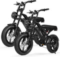 ESKUTE V100 Electric Bike for Adults, Electric Dirt Bike 1500W Peak Motor, All Terrain Dual Suspension E Bike 28MPH Top Speed, Ebike Up to 60 Miles Range, 16' Fat Tire, 48V13Ah Battery, 7-Speed