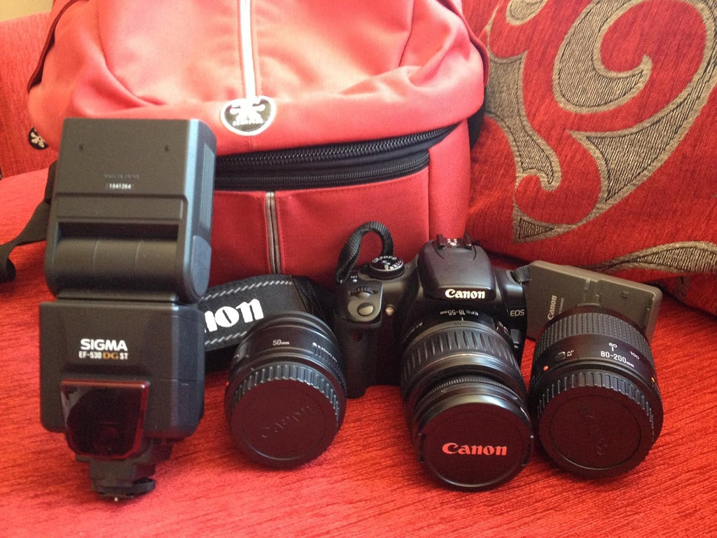 Canon Rebel XTi DSLR Camera with EF-S 18-55mm f/3.5-5.6 Lens (OLD MODEL)