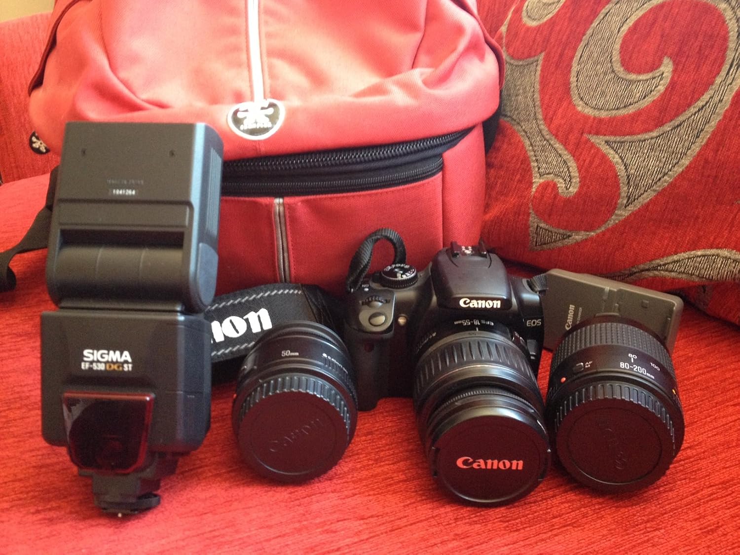 Canon Rebel XTi DSLR Camera with EF-S 18-55mm f/3.5-5.6 Lens (OLD MODEL)