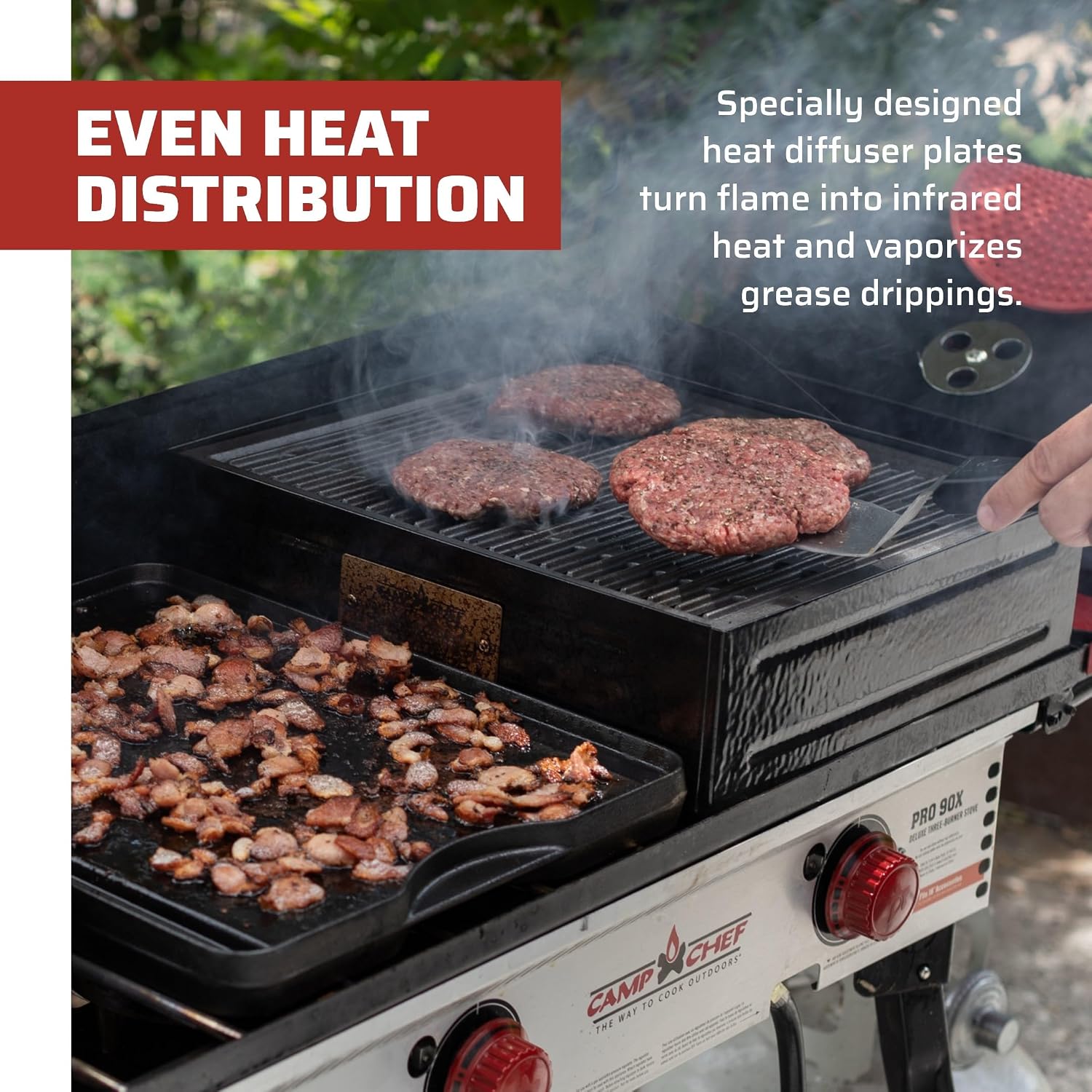 Camp Chef BB100L Barbecue Box with Lid Fits 14' Blue Flame Cooking Systems