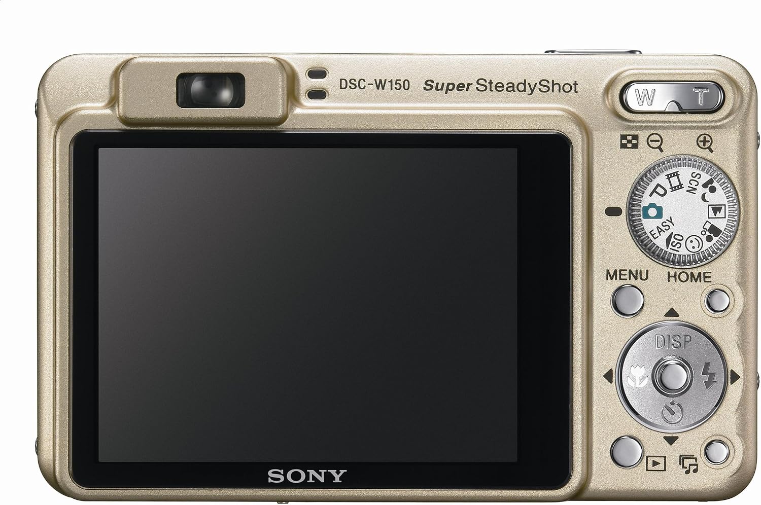Sony Cybershot DSCW150/G 8.1MP Digital Camera with 5x Optical Zoom with Super Steady Shot (Gold)