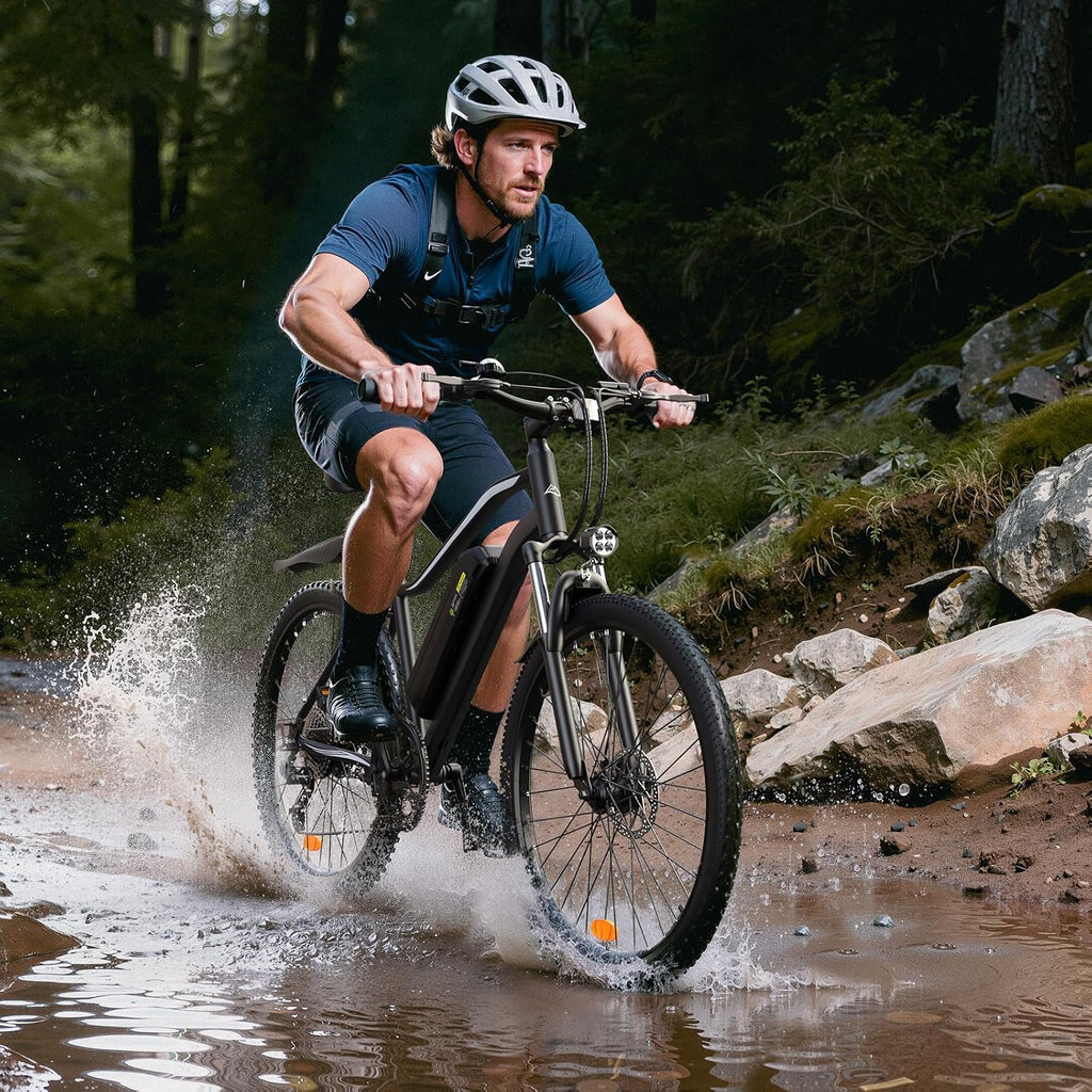 Electric Bike - Electric Bike for Adults, 1500w/1000W/750W Peak Motor, Up to 55 Miles, 20MPH EBike, 26'' Tires Lightweight E Bike for Commuting Mountain Road Sand