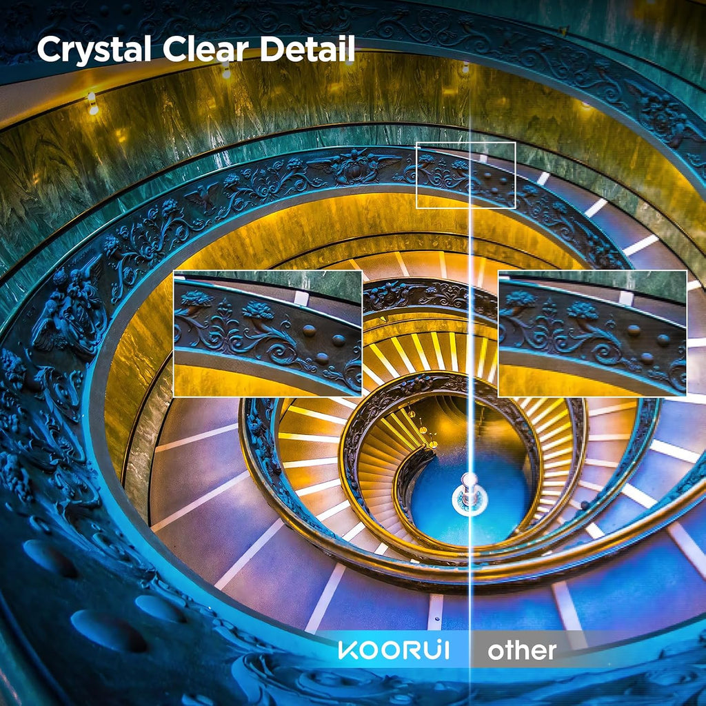 KOORUI 24 inch Curved Gaming Monitor 180Hz FHD 1080P Computer Monitor, 1ms 1500R Display, Adaptive Sync, FreeSync Premium, HDMI 2.0X2 & DP 1.2, VESA, Tilt, 24E6CA