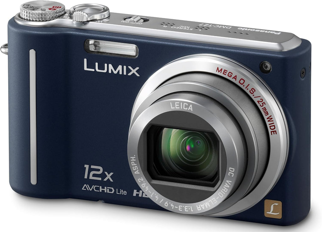Panasonic Lumix DMC-ZS3 10MP Digital Camera with 12x Wide Angle MEGA Optical Image Stabilized Zoom and 3 inch LCD (Blue)
