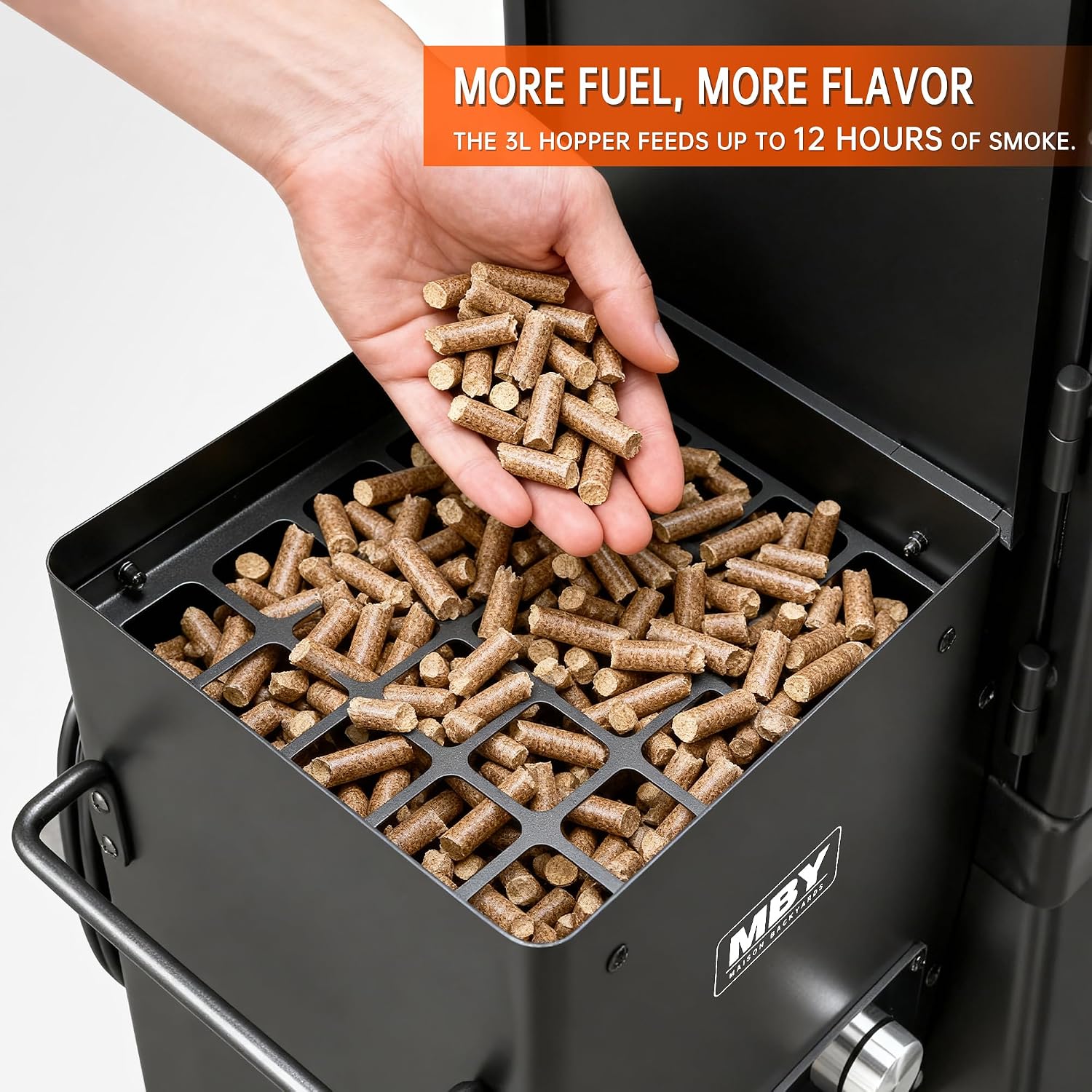 Vertical Pellet Smoker with Cover & Meat Probe, 4-Rack Electric BBQ Smoker Grill, 616 sq in Cooking Space, Digital LED Temperature Control for Outdoor Smoking Ribs, Brisket, Chicken & Sausage