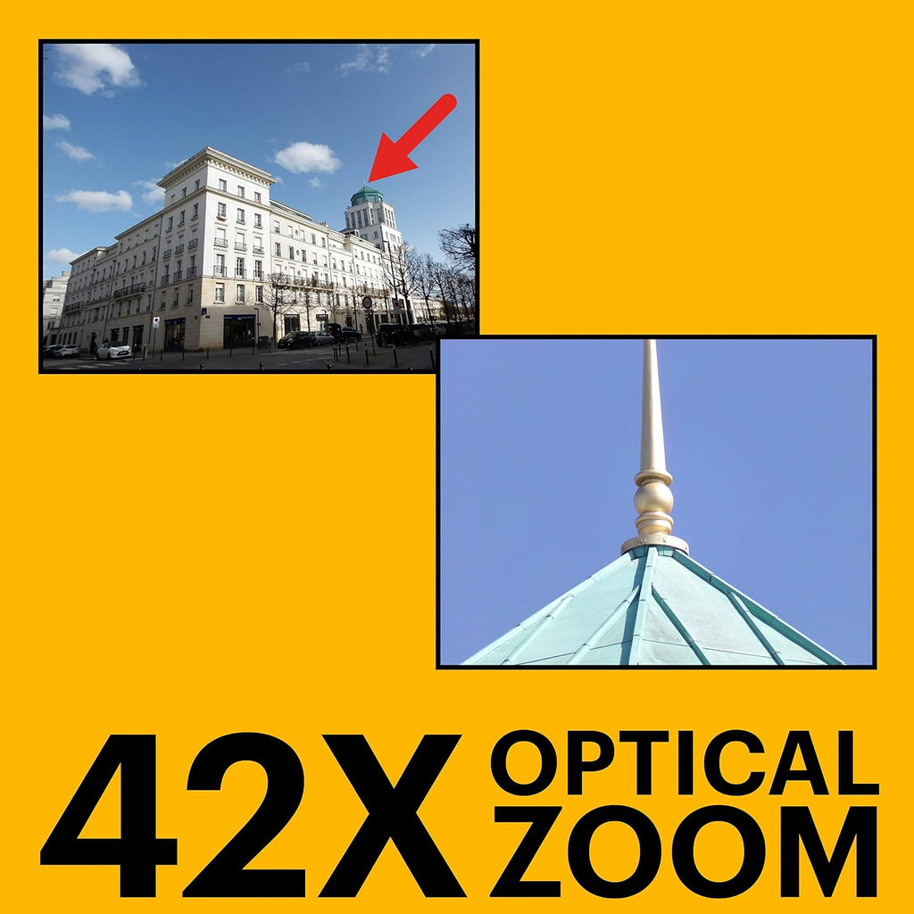 Kodak PIXPRO Astro Zoom AZ421-BK 16MP Digital Camera with 42X Optical Zoom and 3' LCD Screen (Black)