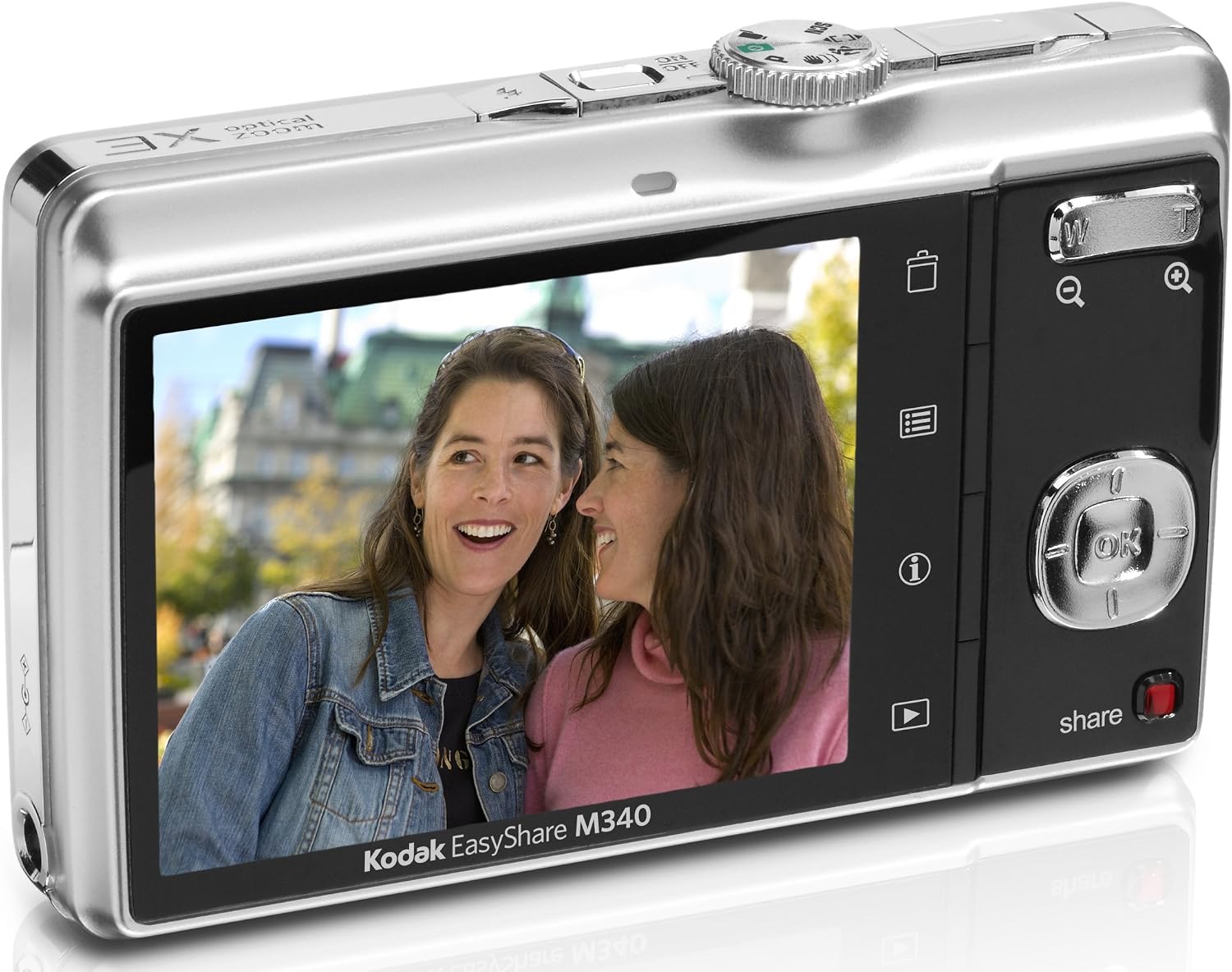 Kodak Easyshare M340 Digital Camera (Silver)