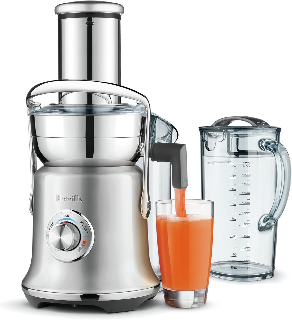 Breville the Juice Fountain® Cold XL Centrifugal Juicer, BJE830SIL, Silver