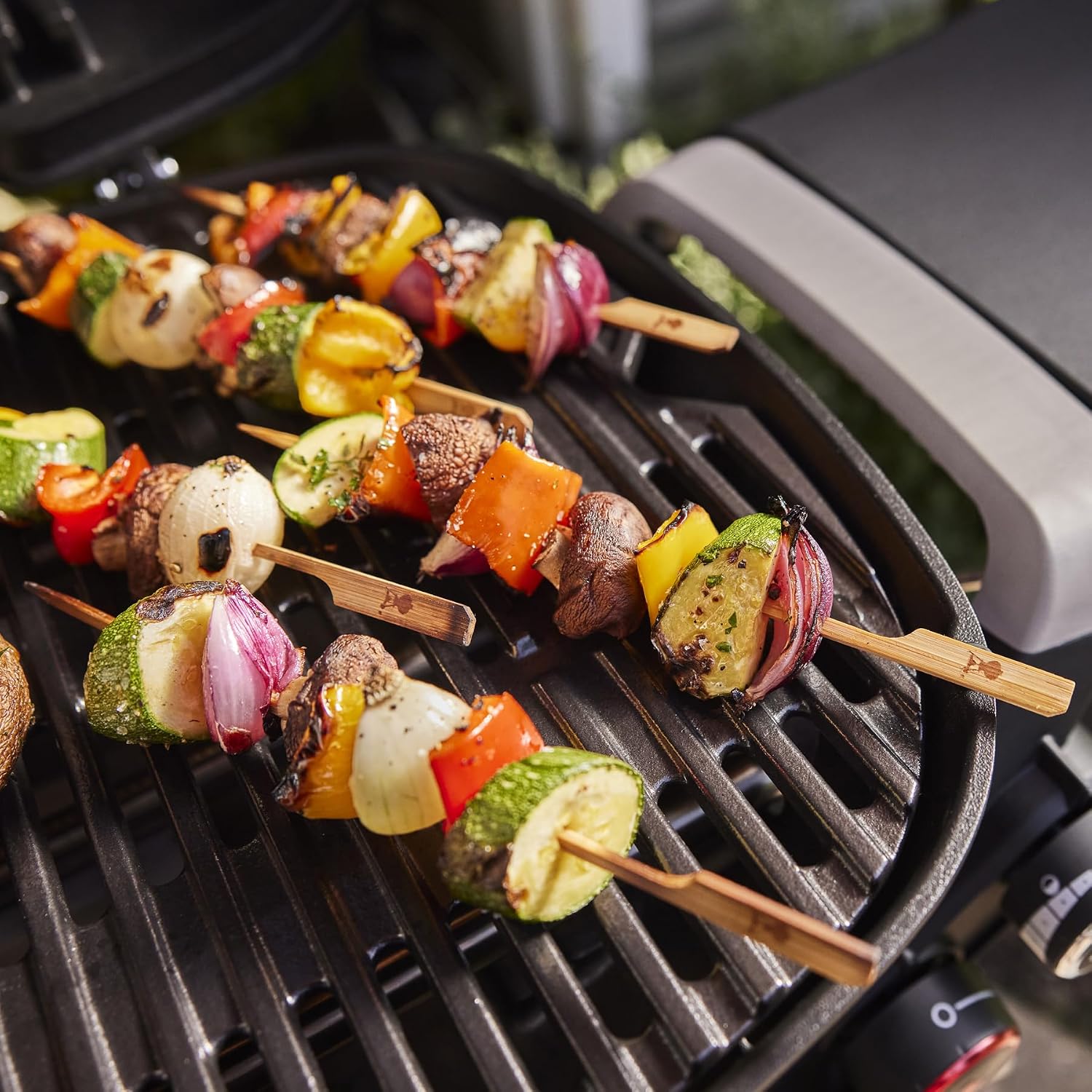Weber Q 2800N+ Liquid Propane Portable Grill, Midnight Black – Wide 250°–700°F Temp Range with Plus Burner for Searing, Low‑Temp Roasting & High-Dome Lid for Travel & Camping