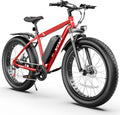 Vivi Electric Bike 26' x 4.0 Fat Tire Ebikes for Adults, Peak 750W Electric Mountain Bike, 20MPH Electric Bicycle with 48V 13AH Removable Lithium-Ion Battery, Up to 60 Miles, SGS Certified to UL2849