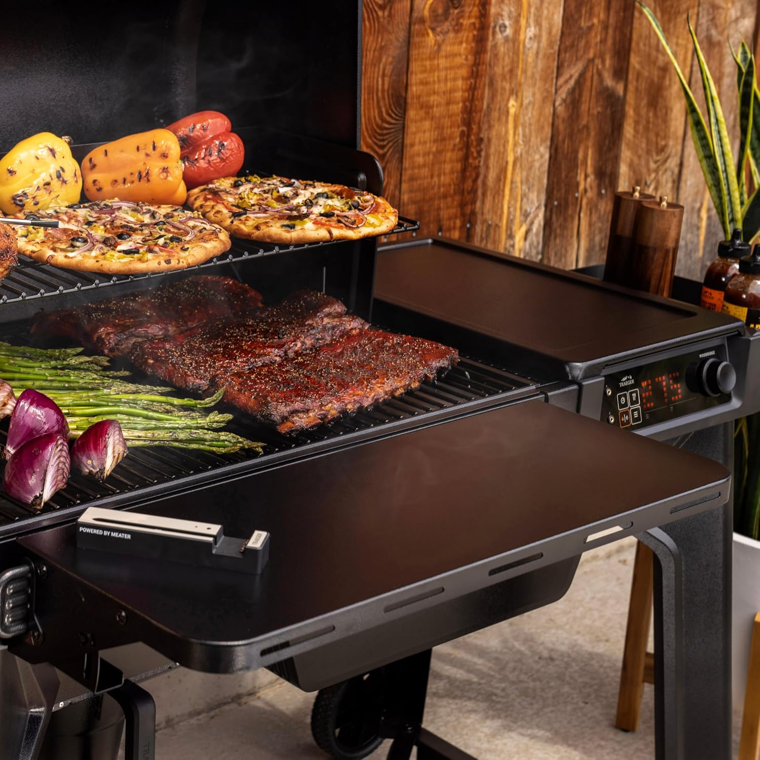 Traeger Grills P.A.L Pop-and-Lock Front Shelf; Small