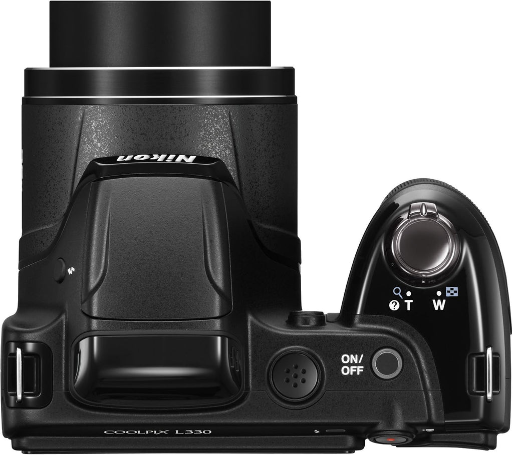 Nikon Coolpix L330 Digital Camera (Black) (Renewed)