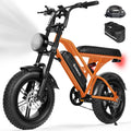 ESKUTE V100 Electric Bike for Adults, Electric Dirt Bike 1500W Peak Motor, All Terrain Dual Suspension E Bike 28MPH Top Speed, Ebike Up to 60 Miles Range, 16' Fat Tire, 48V13Ah Battery, 7-Speed