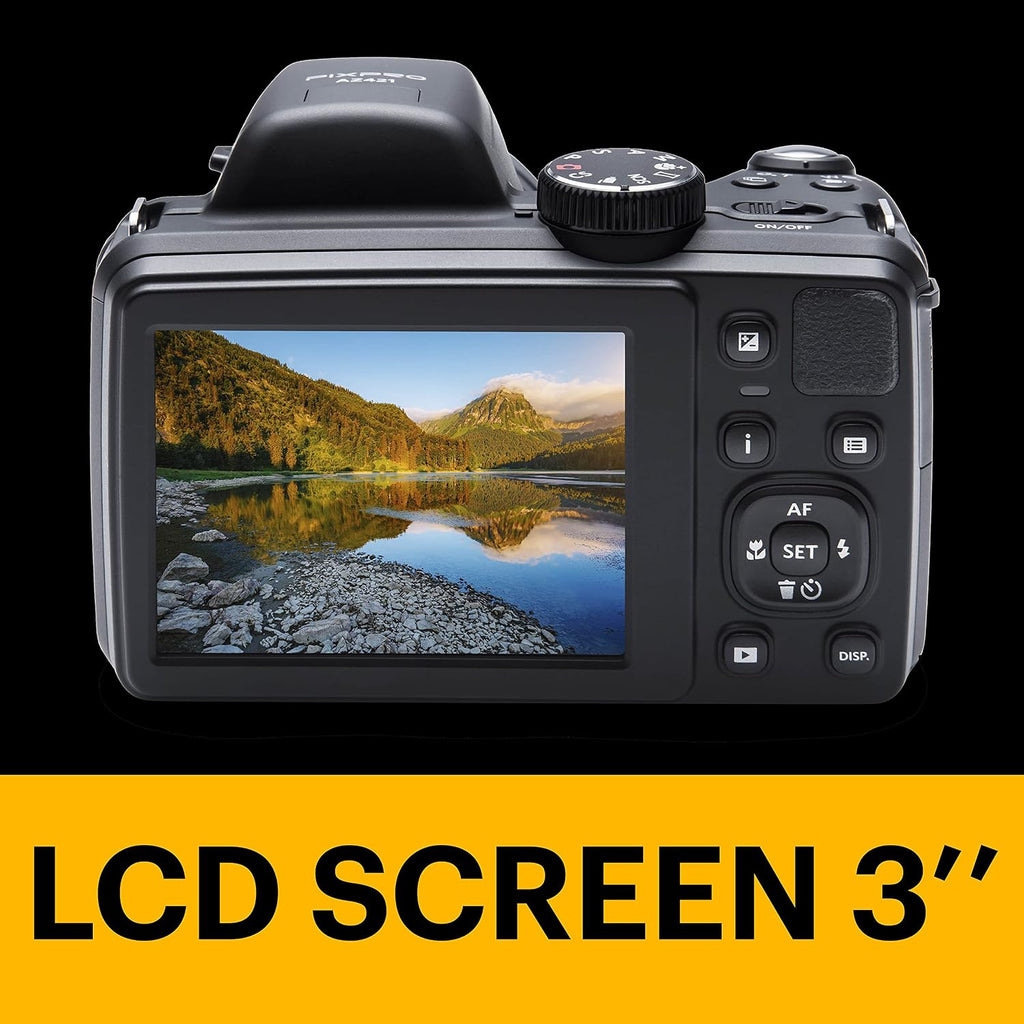 Kodak PIXPRO Astro Zoom AZ421-BK 16MP Digital Camera with 42X Optical Zoom and 3' LCD Screen (Black)