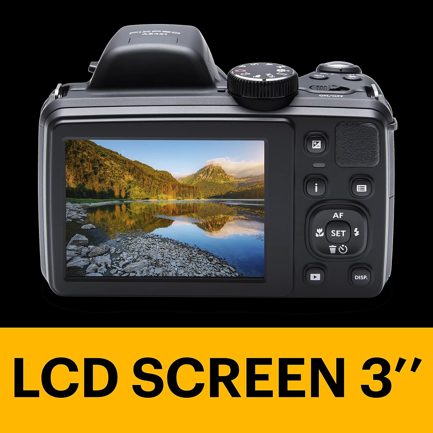 Kodak PIXPRO Astro Zoom AZ421-BK 16MP Digital Camera with 42X Optical Zoom and 3' LCD Screen (Black)