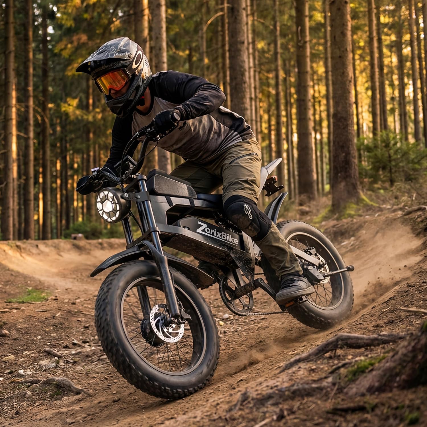 Electric Bike for Adults,48V 20AH - Peak Power 1500/3000W Brushless Motor Electric Bicycle - Max Speed 31-35MPH - Max 80 Miles Range - 20' x 4.0' Fat Tire Dirt E-Bike,7-Speed - UL 2849