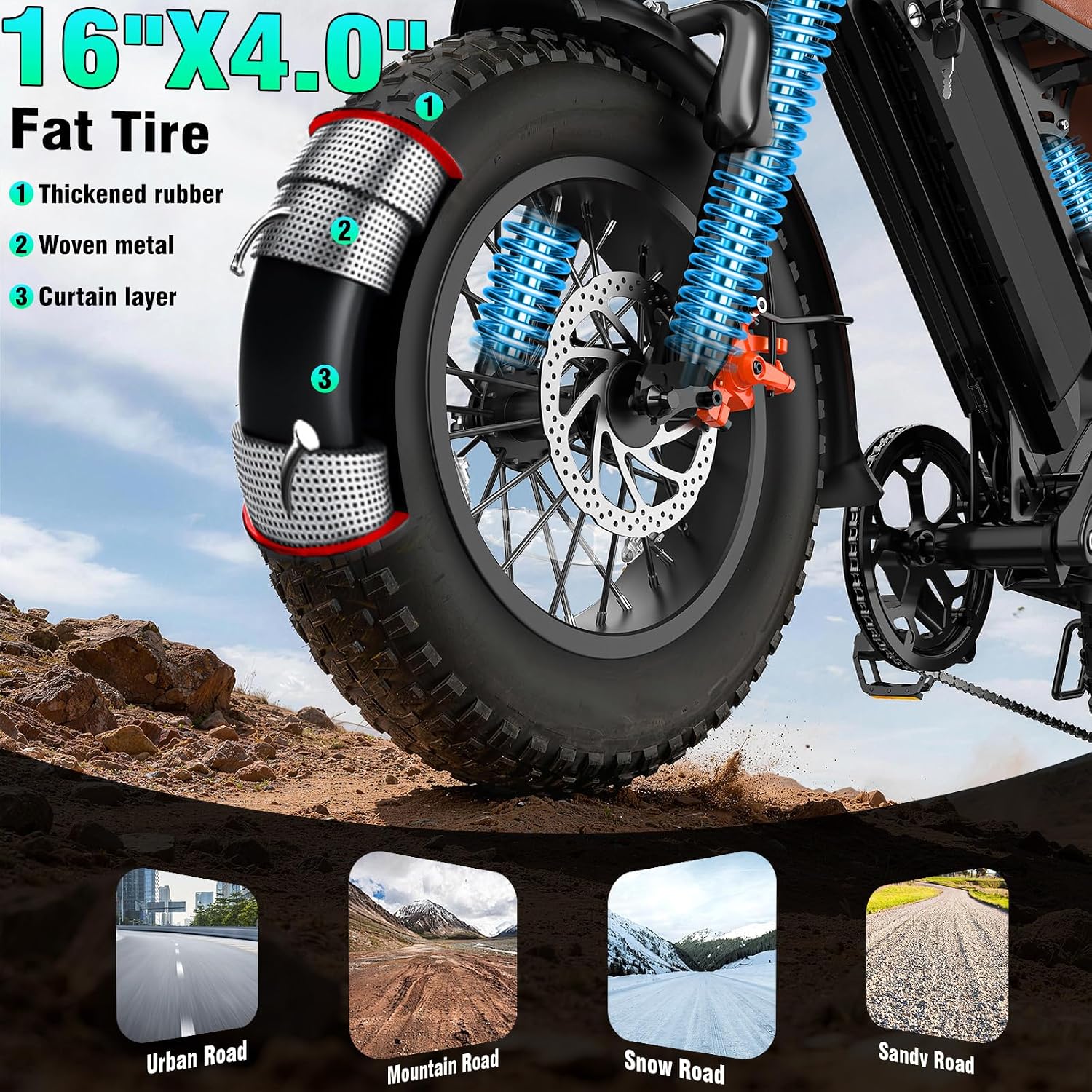 LELEKUAI Electric Bike for Adults, 1200W Peak Motor Commuter Ebike, 20-28MPH Speed, 32 Miles Range, Removable Waterproof Battery, Dual Disc Brakes Electric Bicycle, UL 2849 Certified