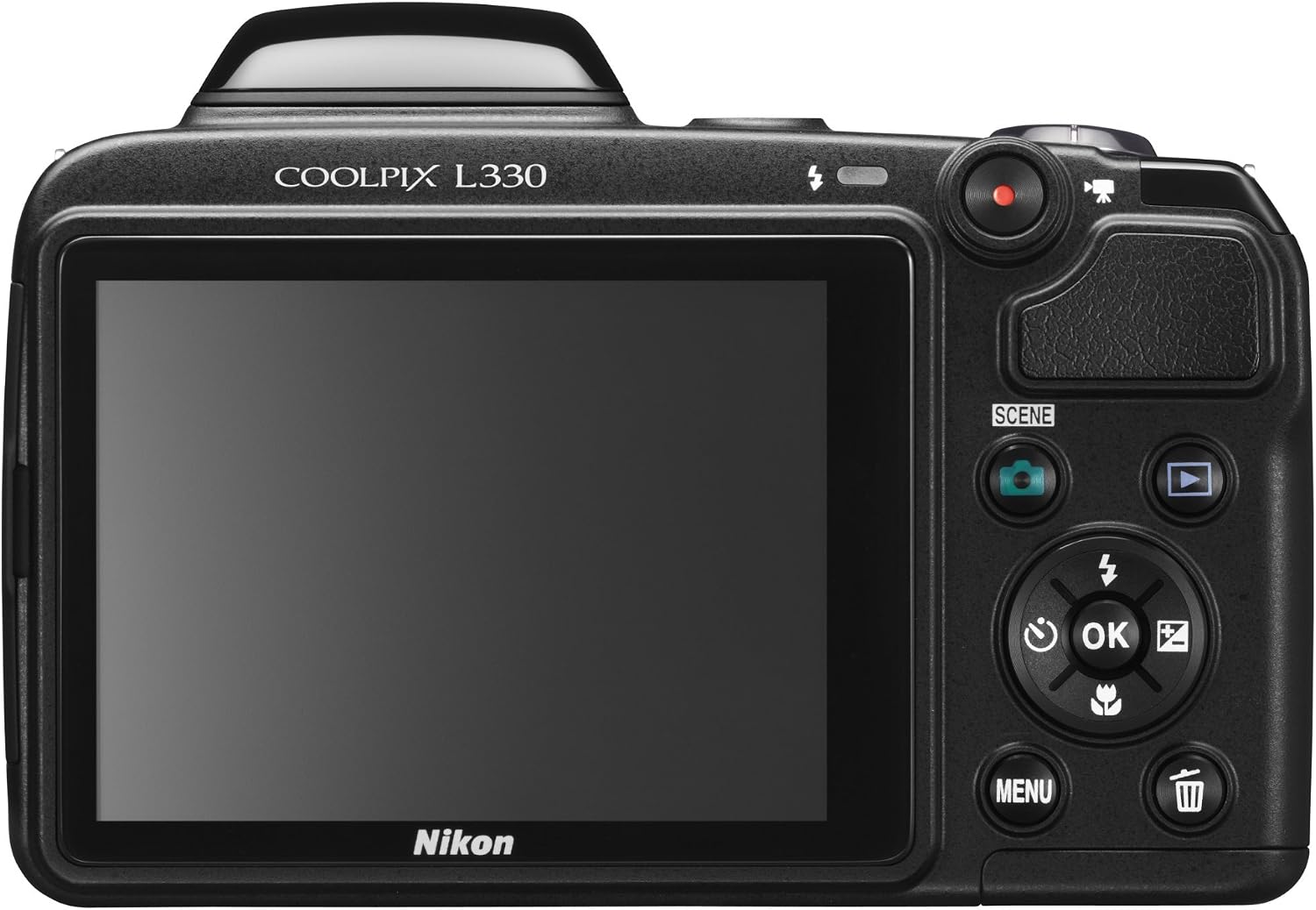 Nikon Coolpix L330 Digital Camera (Black) (Renewed)