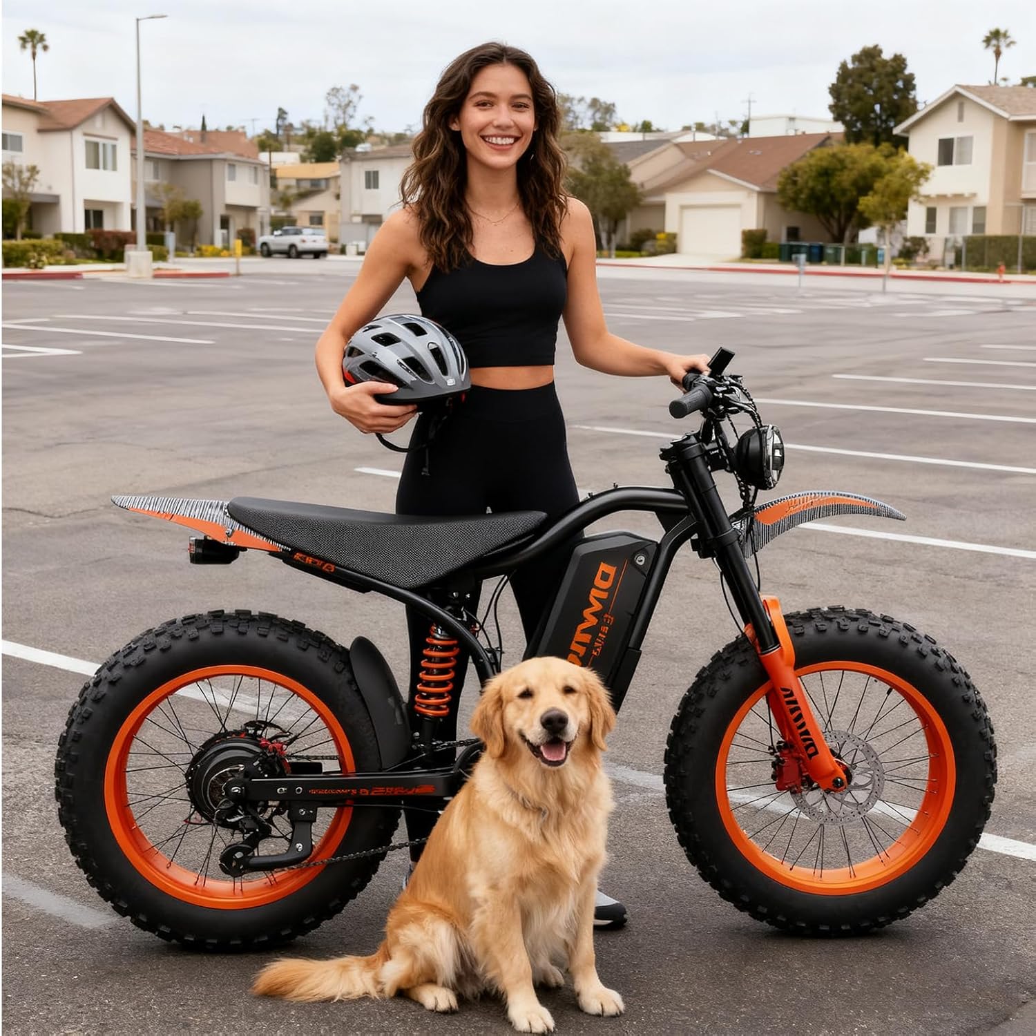 Electric Bike for Adults-3000W/5000W Peak, 60V 32/36AH Battery, 40/45MPH 100 Miles Long Range Ebike, Fat Tire 20Inch, 7-Speed Hydraulic Brake, Electric Dirt Bike Snow Commuter