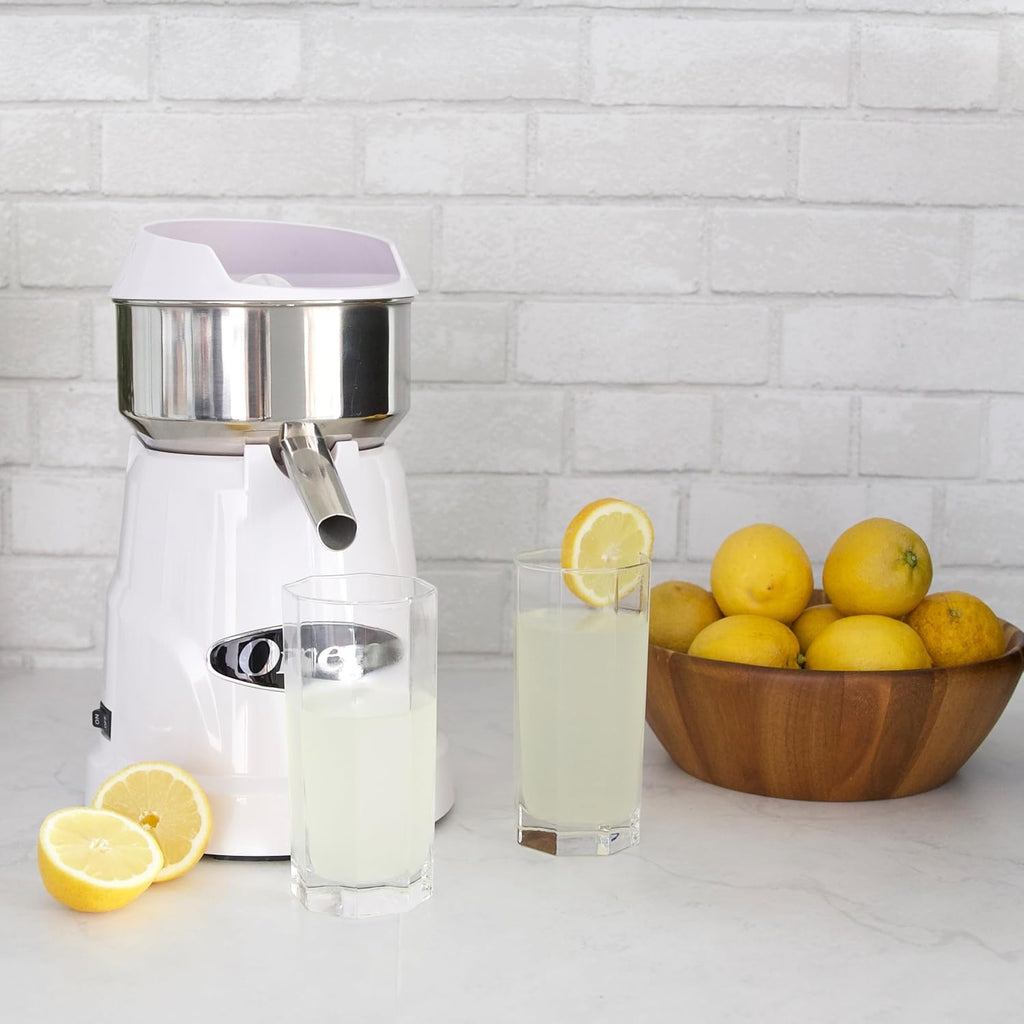 Omega C-10W Professional Citrus Juicer, White