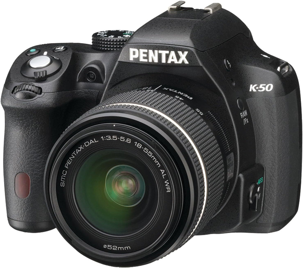 Pentax K-50 16MP Digital SLR Camera with 3-Inch LCD - Body Only (Black)