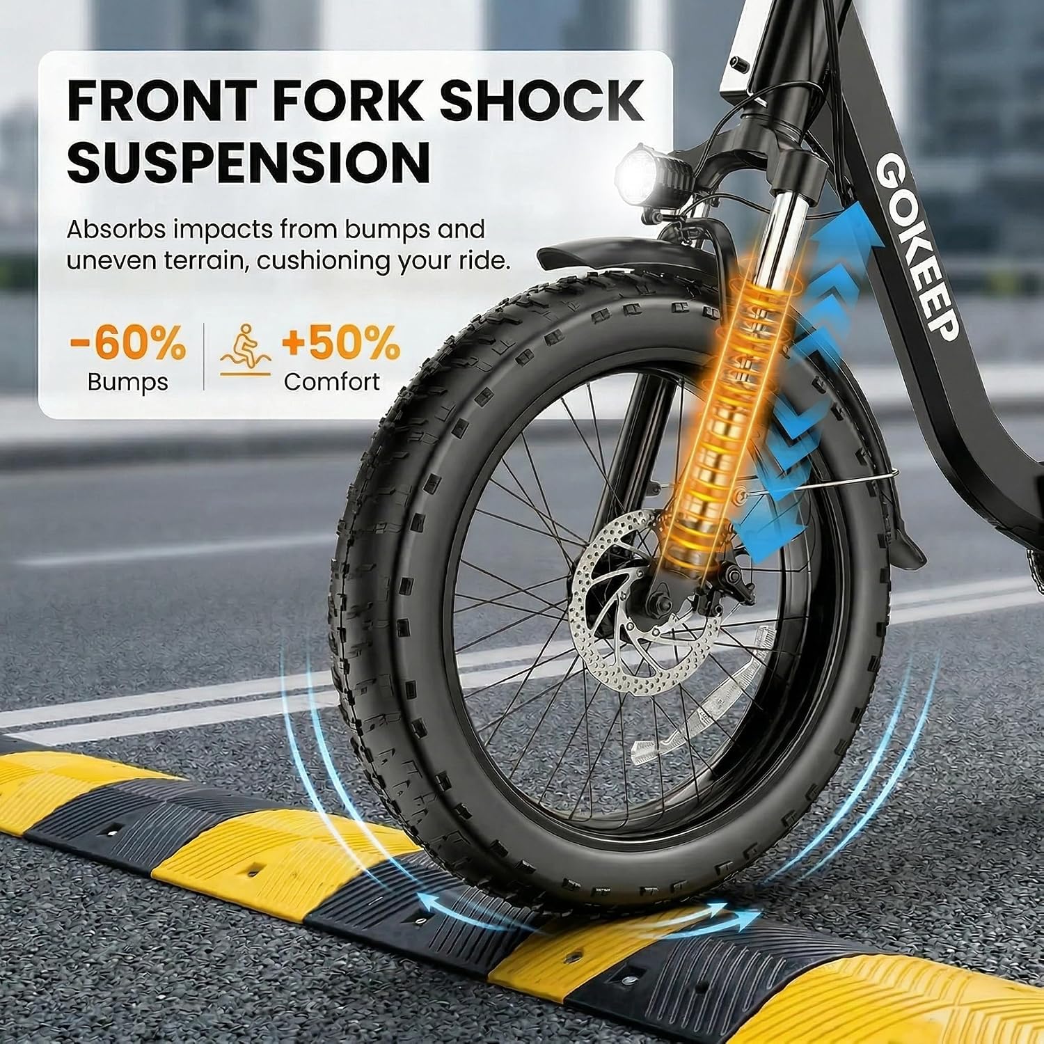 1300W Folding Electric Bike for Adults, 75 Miles PAS Range, 52V 13Ah Removable Lithium Battery, Front Suspension Electric Bicycle, 20MPH 7-Speed Commuter Ebike, Max 330LBS, UL2849 Certified