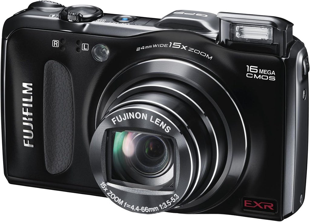 Fujifilm FinePix F600EXR 16 MP Digital Camera with CMOS Sensor and 15x Optical Zoom (Black)