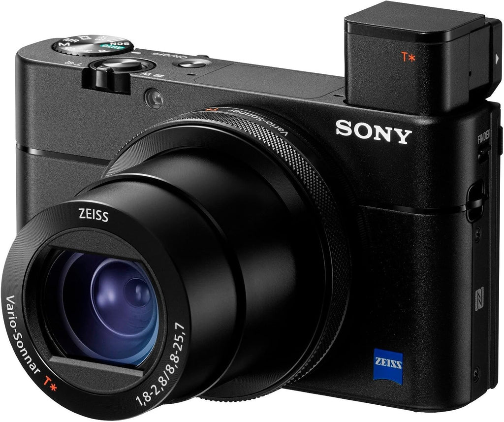 Sony Cyber-Shot DSC-RX100 V 20.1 MP Digital Still Camera with 3' OLED, flip Screen, WiFi, and 1' Sensor DSCRX100M5/B