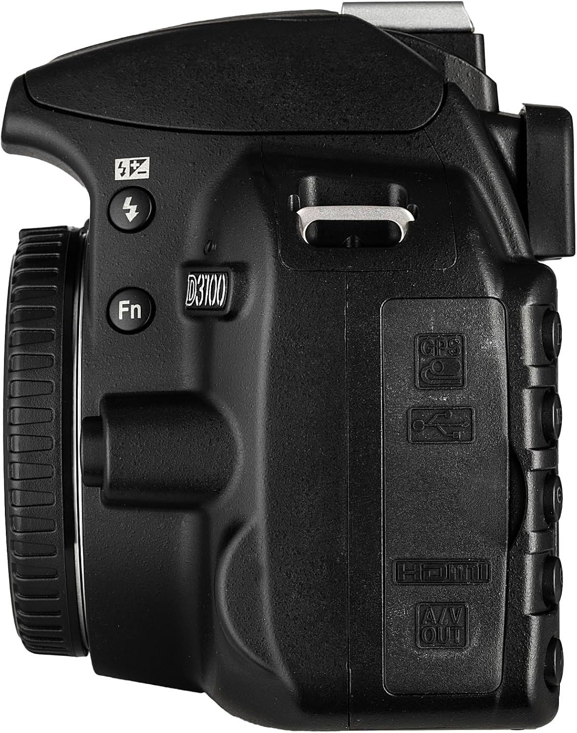 Nikon D3100 14.2MP DSLR Camera with AF-S DX 18-55mm f/3.5-5.6 VR Zoom Lens - (Black) (Discontinued) (Renewed)