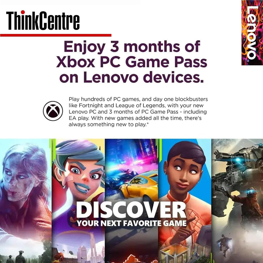 Lenovo ThinkCentre All-in-One Computer | Intel 10-core i7 Processor (4.9GHz) | 16GB DDR5 RAM, 512GB SSD | 24'' Full HD Display | Wi-Fi 6 | Bluetooth | USB-C | HDMI in&Out | KB&Mouse | Windows 11 Pro