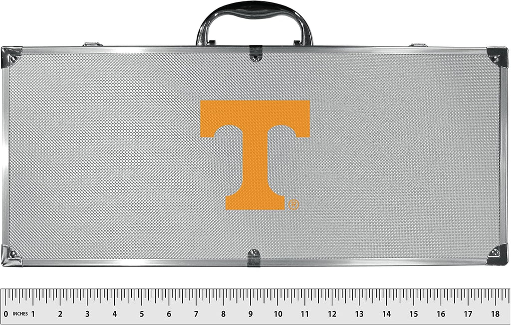 NCAA Siskiyou Sports Fan Shop Tennessee Volunteers Steel Tailgater BBQ Set w/Case 8 piece Gray