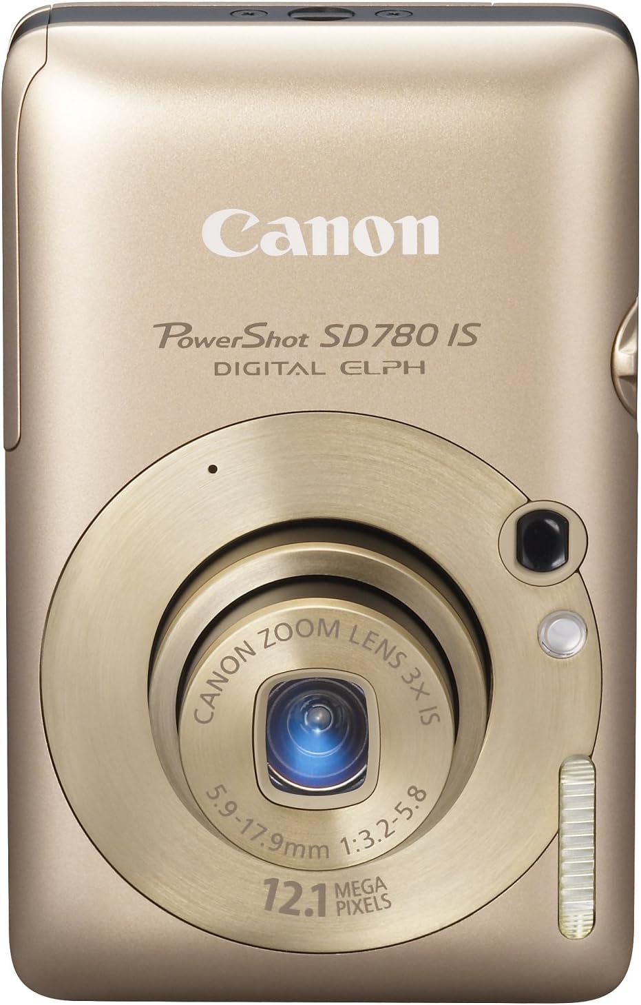 Canon PowerShot SD780IS 12.1 MP Digital Camera with 3x Optical Image Stabilized Zoom and 2.5-inch LCD (Gold)