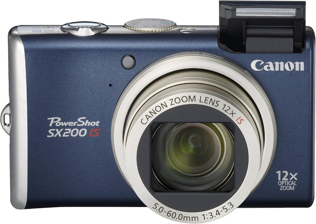 Canon PowerShot SX200IS 12.1 MP Digital Camera with 12x Wide Angle Optical Image Stabilized Zoom and 3.0-inch LCD (Blue)