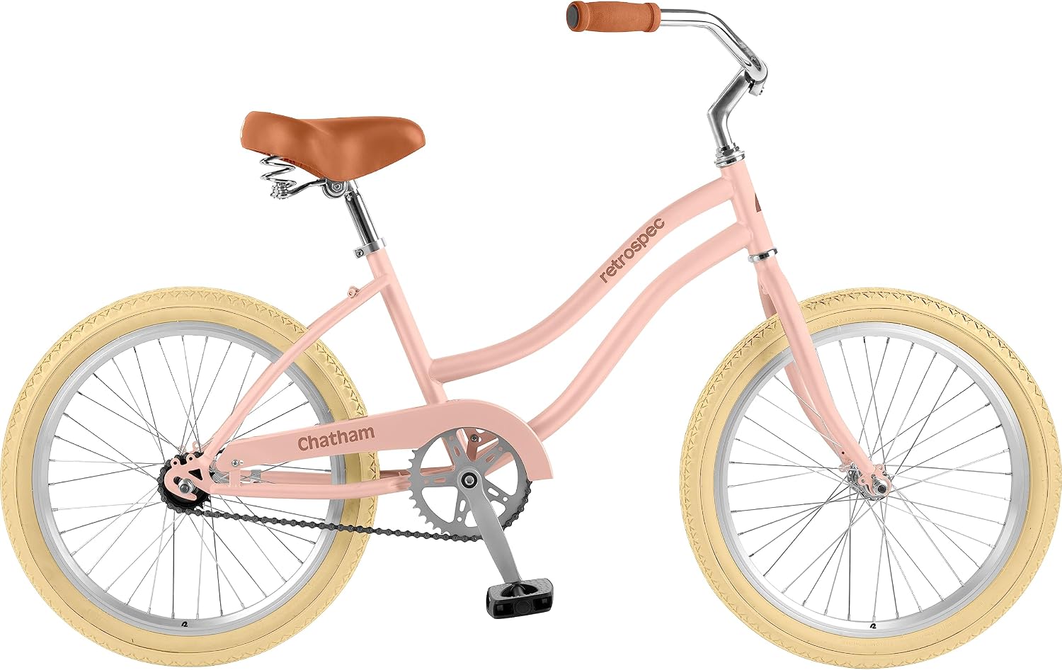 Retrospec Chatham Kids' Beach Cruiser Bike Childrens Bicycle for 6-8 and 8-11 Year Old Girls and Boys with Coaster Brake, Adjustable Seat and Handlebars