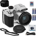 Minolta MN40Z 20MP Digital Camera – 40x Optical Zoom, 1080p FHD Video, 3.0' LCD, Wi-Fi, Face/Smile/Blink Detection – Silver