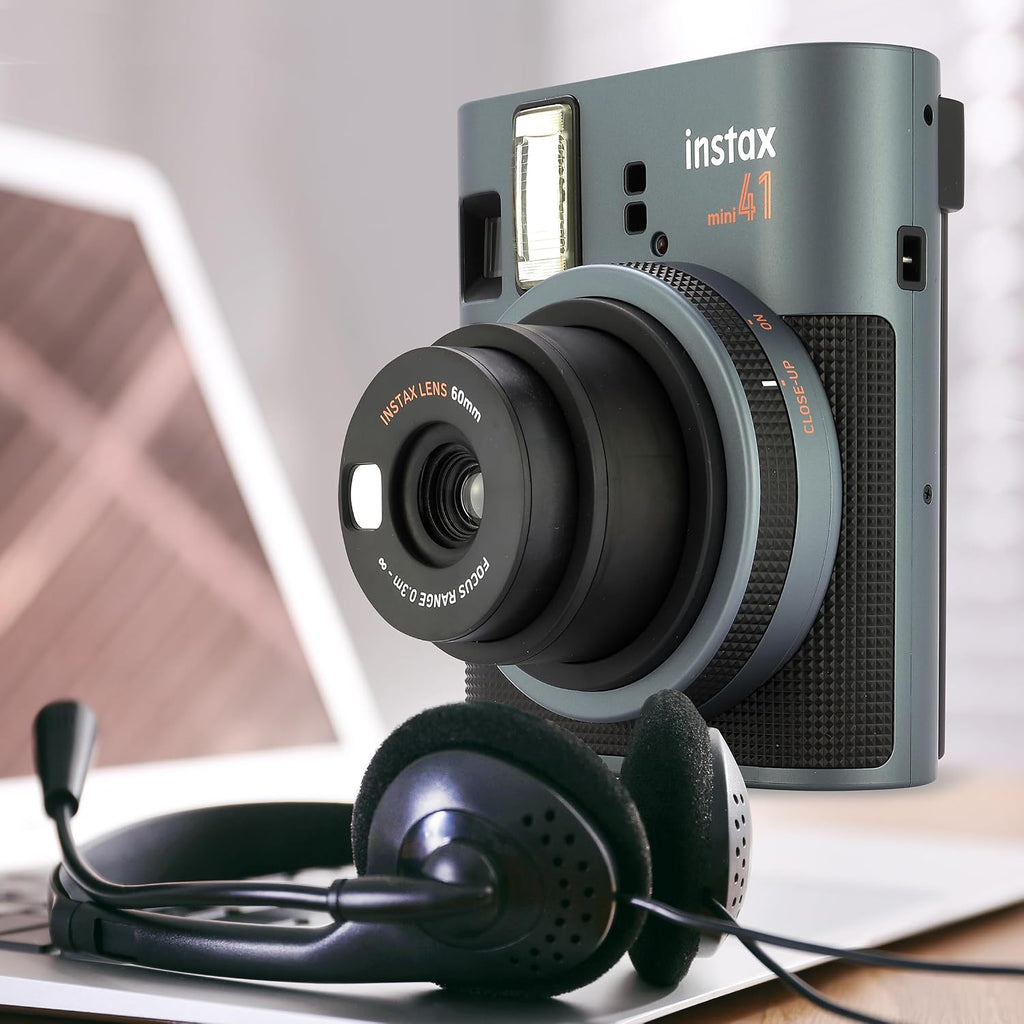Fujifilm Instax Mini 41 Instant Camera + 20 Prints + Camera Case + Album and Quality Photo Microfiber Cloth