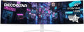 Deco Gear 49' Curved Ultrawide 5K Gaming Monitor, 32:9, 120 Hz, 101% NTSC 100% sRGB, USB-C 65W, Adjustable, Home Office and Entertainment Workstation - Exclusive White Edition