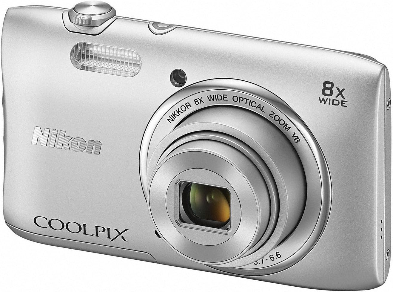 Nikon Digital Camera COOLPIX S3600 Silver S3600SL
