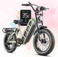 eAhora 2026 Juliet Pro 2 43-31Mph Electric Bike for Adults 5400W Dual Motor Ebike 60V/70Ah 48V/60Ah 200+Miles Long Range Electric Bicycle 20' Fat Tires Full Suspension Electric Mountain Bike