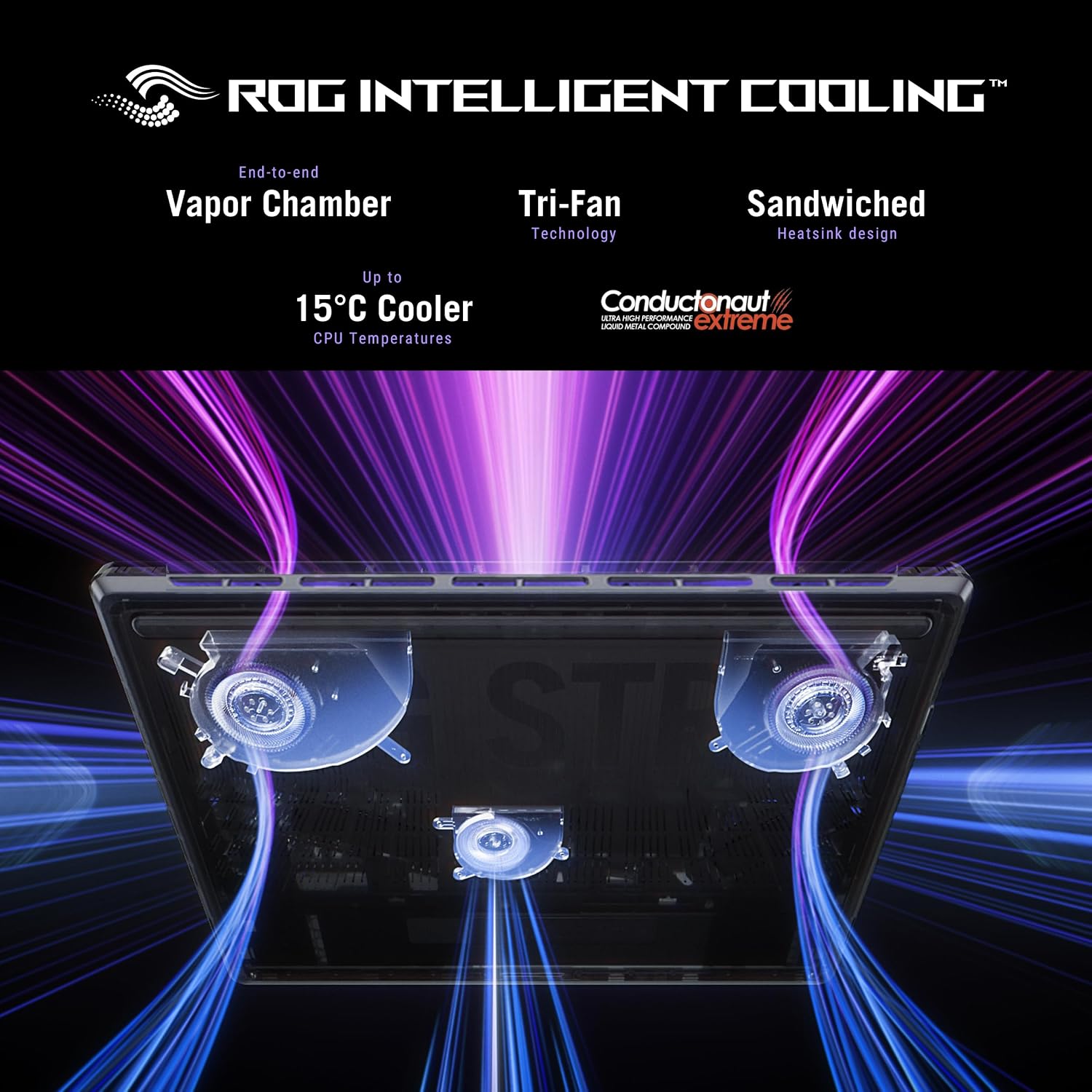ASUS ROG Strix G16 (2025) Gaming Laptop, 16' ROG Nebula Display 16:10 2.5K 240Hz/3ms, NVIDIA® GeForce RTX™ 5060 GPU, Intel® Core™ Ultra 9 Processor 275HX, 16GB DDR5, 1TB SSD, Wi-Fi 7, Wind11 Home