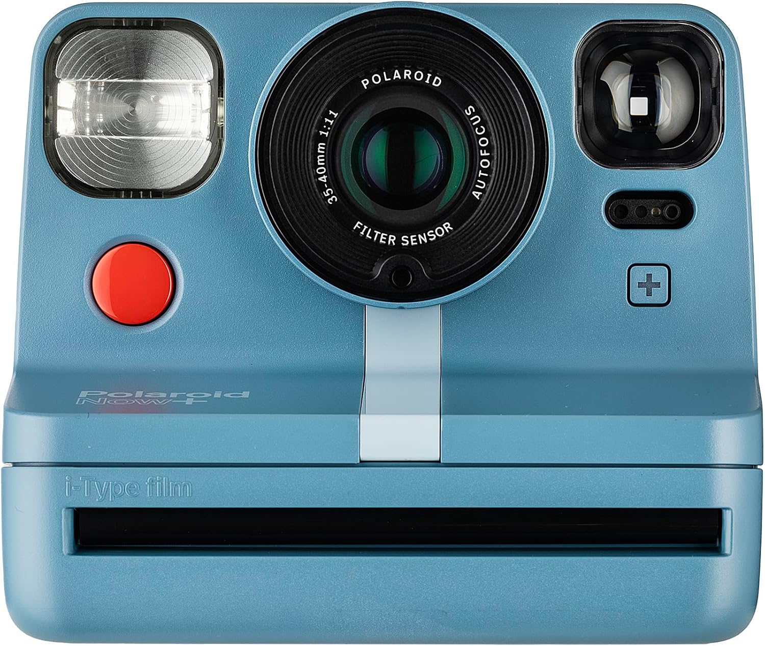Polaroid Now+ i-Type Instant Camera in Calm Blue (9063) Bundle Including: Case, Multi Colored Filter Set, Neck Strap, Full Cleaning Kit