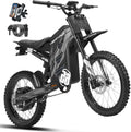 HAPPYRUN G300 Pro Electric Dirt Bike for Adults, 72V 30Ah Battery, 6500W Motor, 50 MPH Speed, 70 Mile Range, 350 Lbs Load Capacity, Hydraulic Brakes