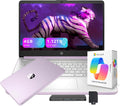 HP Flagship 14' HD Student&Business Laptop with AI Copilot, 13th Gen Intel 4-Core, 4GB RAM, 1.12TB Storage (128GB UFS + 1TB Docking Station), 1 Year Office 365, Wi-Fi 6, Win 11 S, Lavender Purple