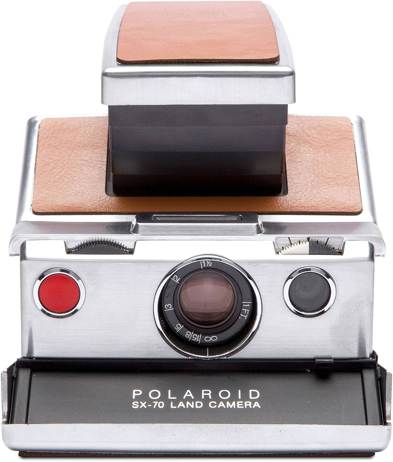Polaroid Originals 4695 SX-70 Camera, Silver, Brown