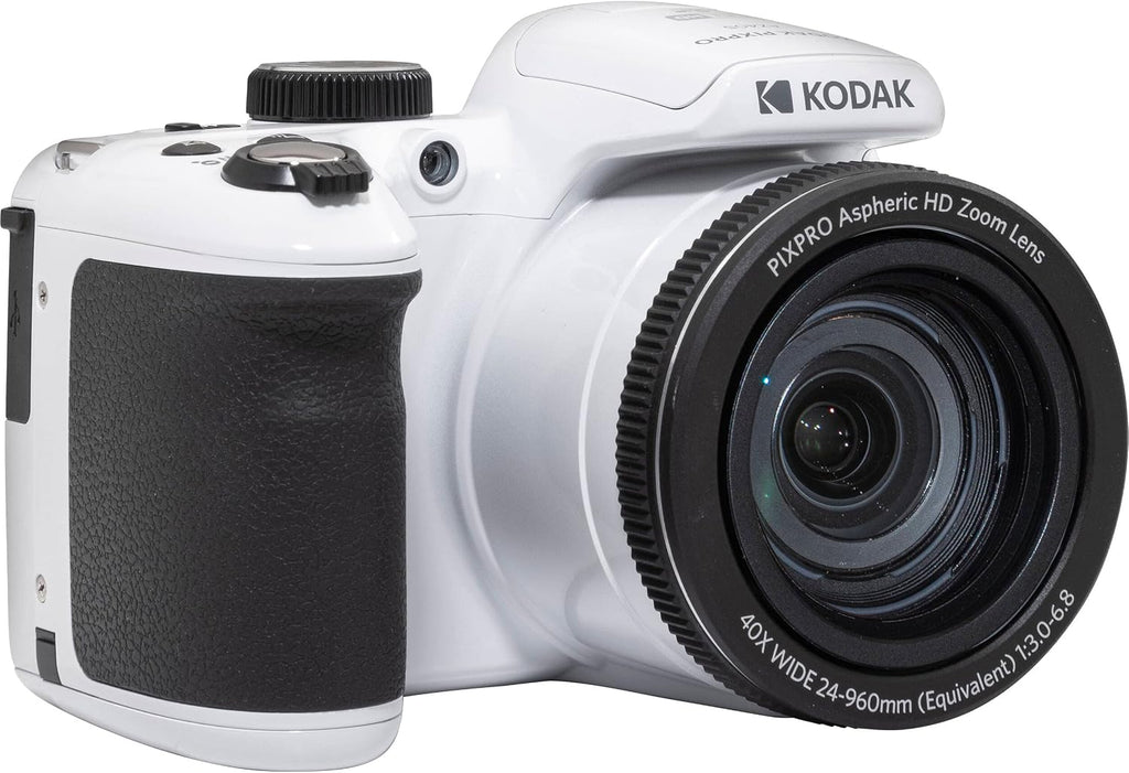 Kodak PIXPRO AZ405 Digital Camera (White), 16GB Memory Card, Camera Case, Accessories - Ultimate Bundle