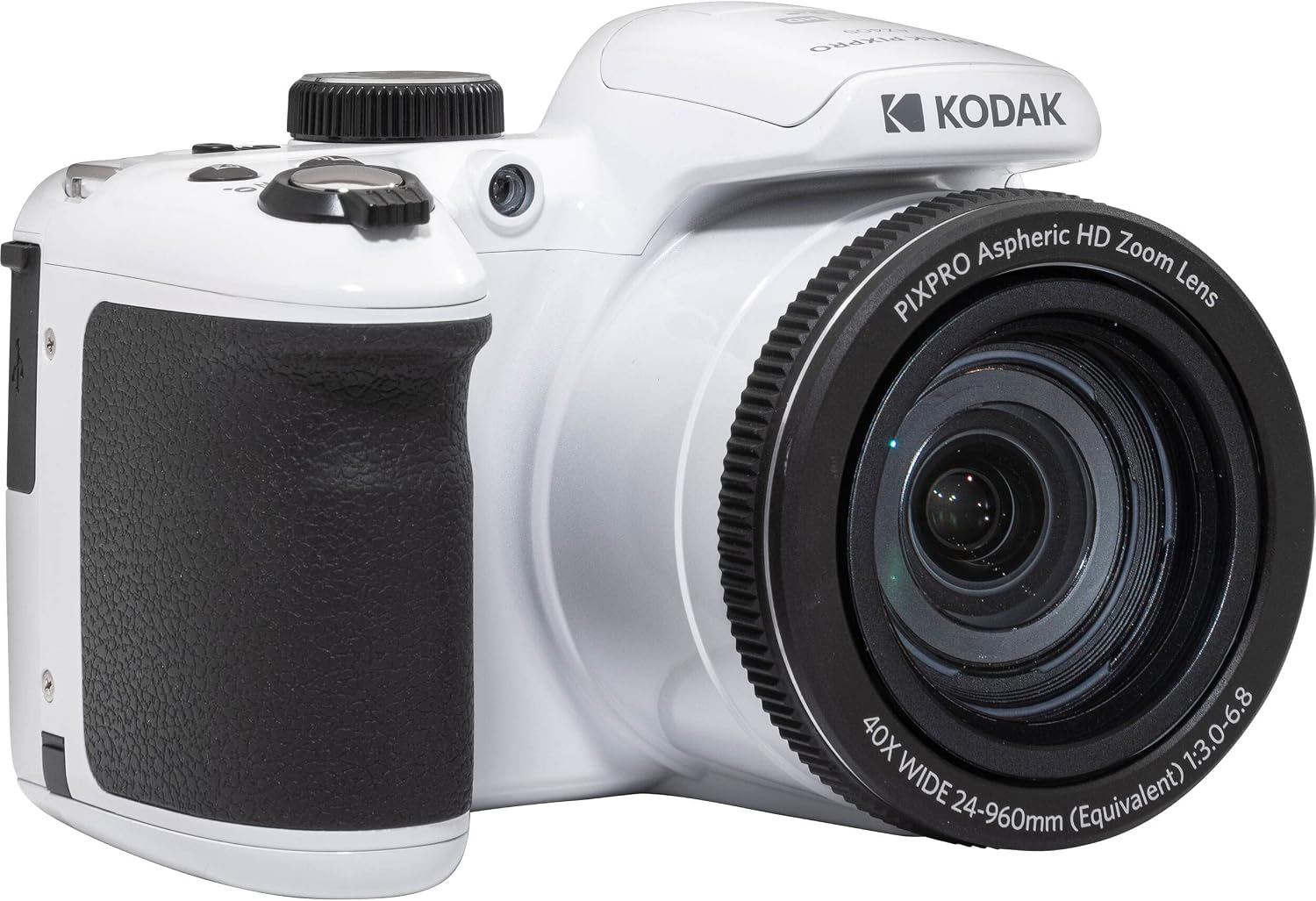 Kodak PIXPRO AZ405 Digital Camera (White), 16GB Memory Card, Camera Case, Accessories - Ultimate Bundle