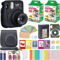 Fujifilm Instax Mini 11 Instant Camera Charcoal Gray + MiniMate Accessories Bundle + Fuji Instax Film Value Pack (40 Sheets) Accessories Bundle, Color Filters , Album, Frames