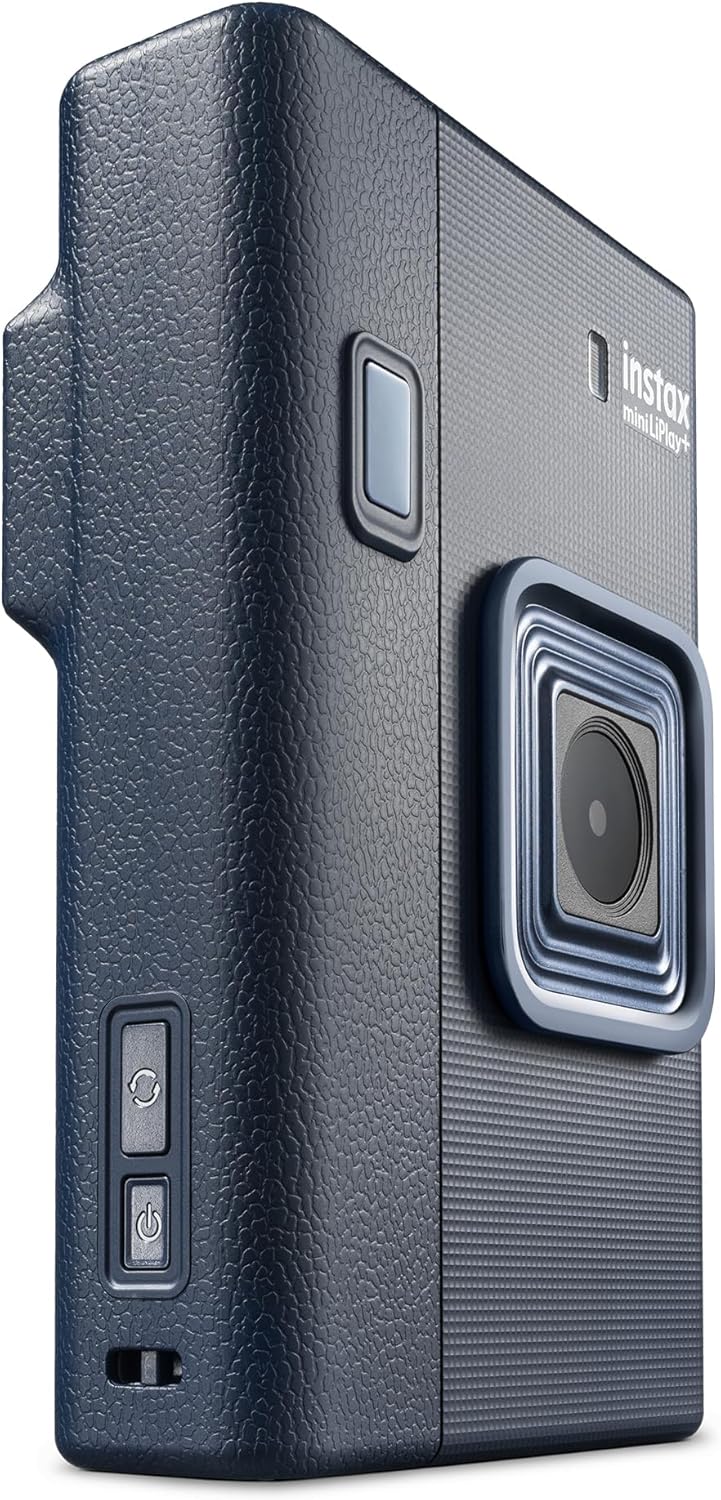 FUJIFILM instax mini LiPlay+ Hybrid Instant Camera - Midnight Blue